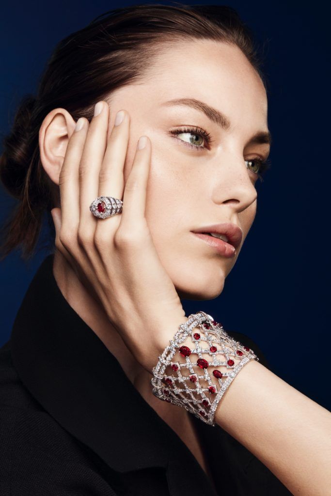 Louis Vuitton's new high jewelery collection “Bravery” was unveiled in  Monaco.