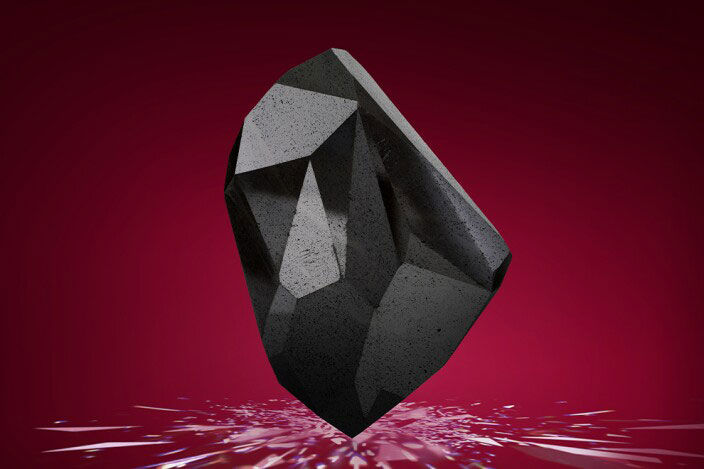 Sotheby’s Auction House Unveils a 555.55 Carat Black Diamond Believed to Come From Outer Space
