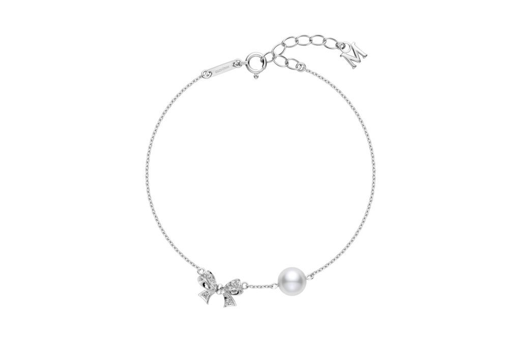 Mikimoto pearl and diamond bracelet