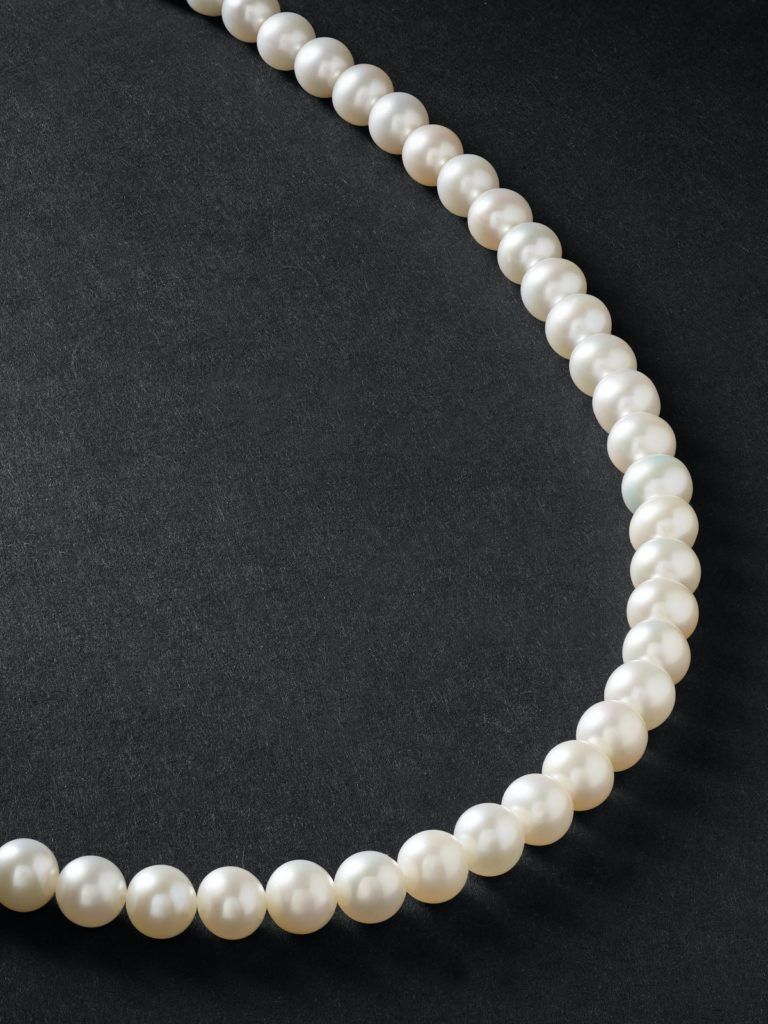 Mateo Gold Pearl Necklace