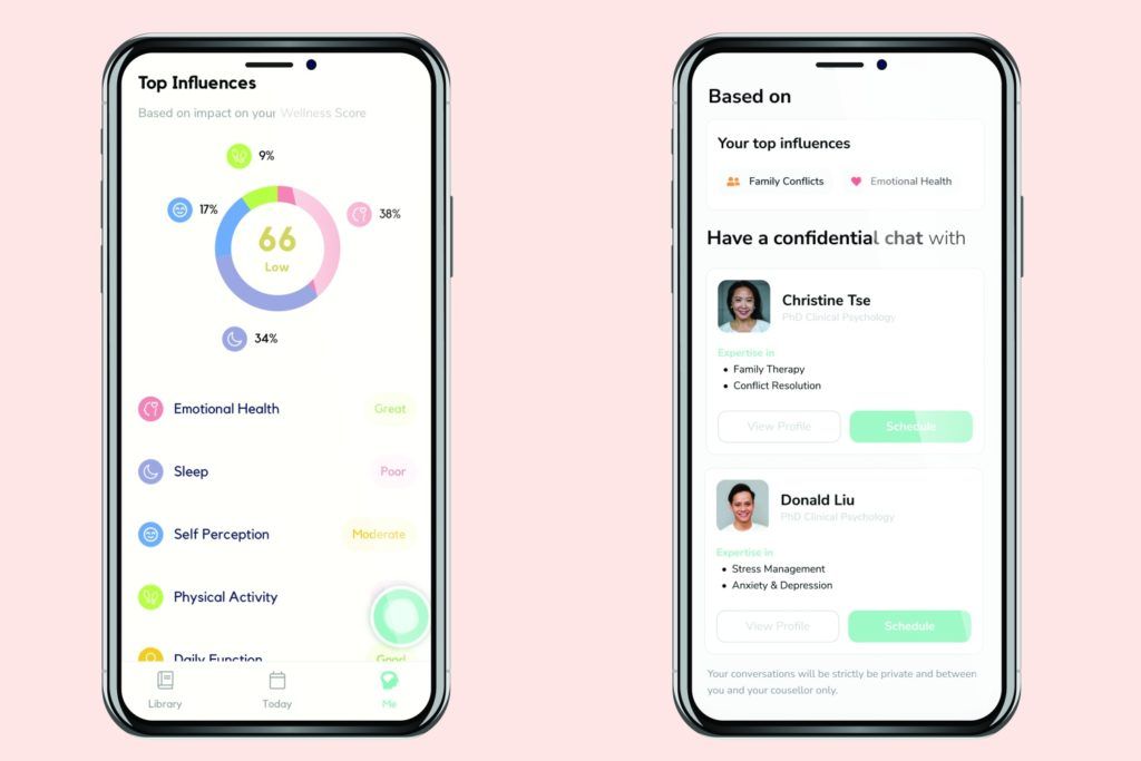 Mental health app Clara, developed using AI