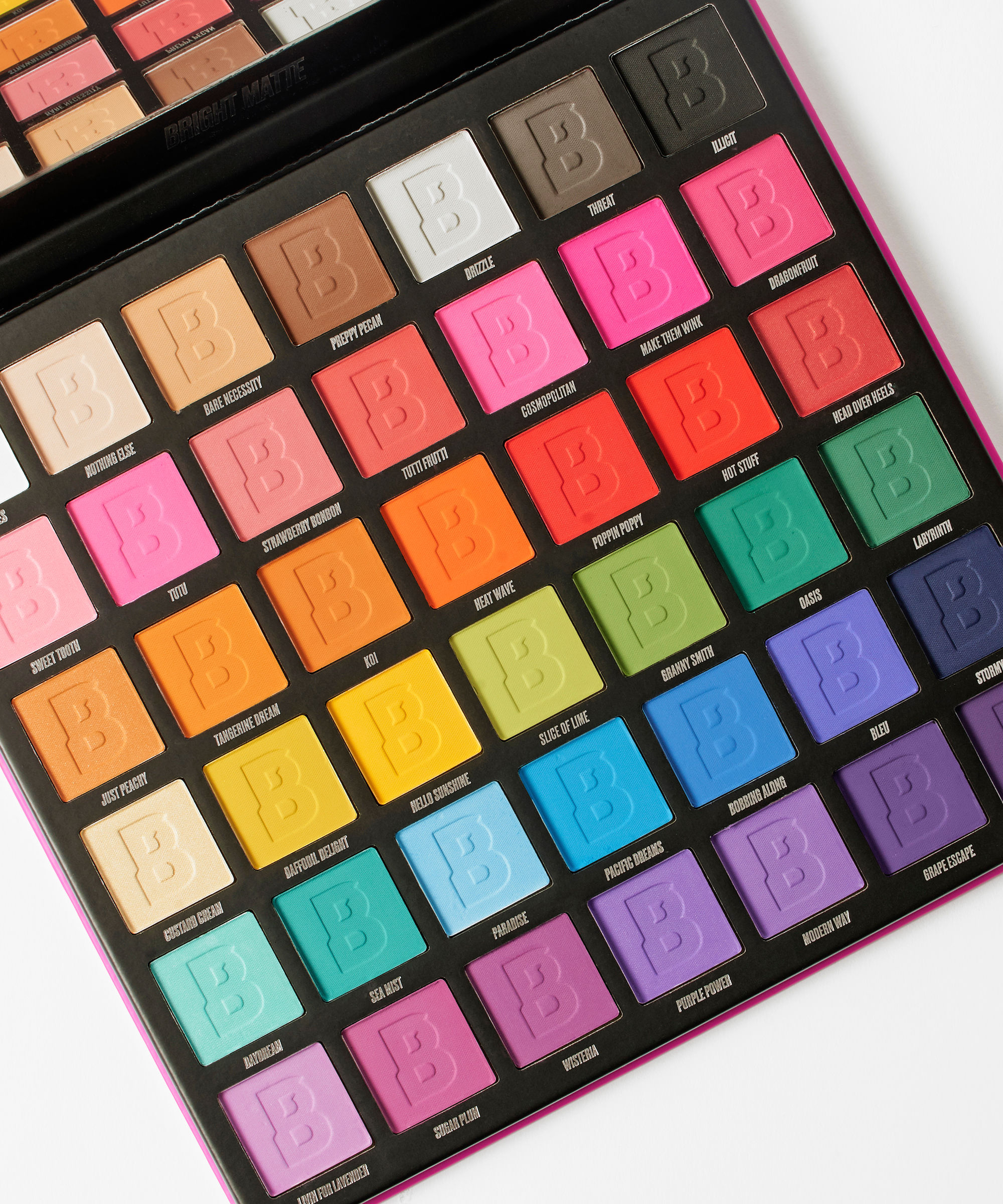 colourful eyeshadow palettes indie beauty makeup brands by beauty bay all bright matte