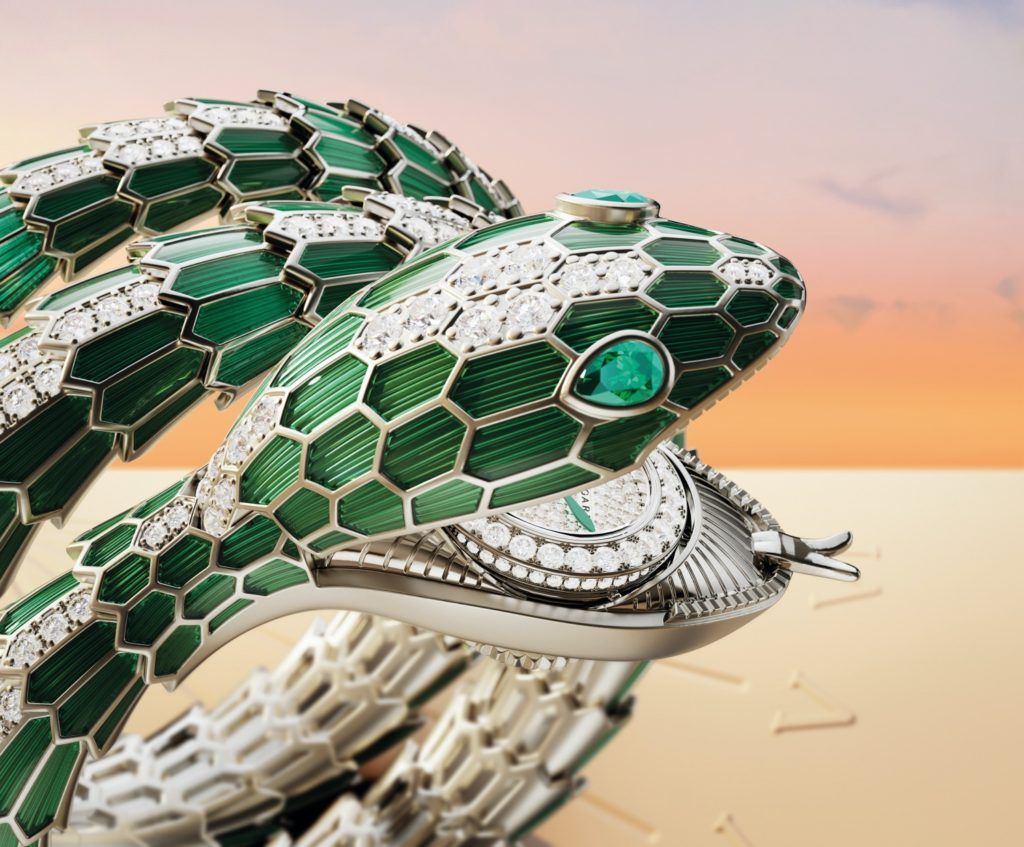 The new Bvlgari Serpenti Misteriosi secret high jewellery watch