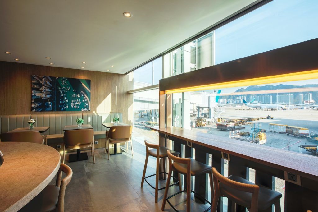 Hong Kong International Airport's Plaza Premium Lounge