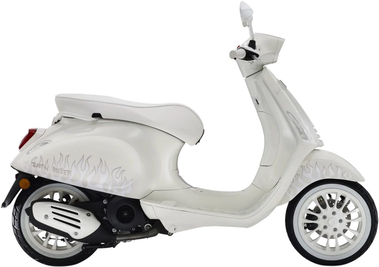 Justin Bieber Collaborates With Vespa for Limited-edition Scooters