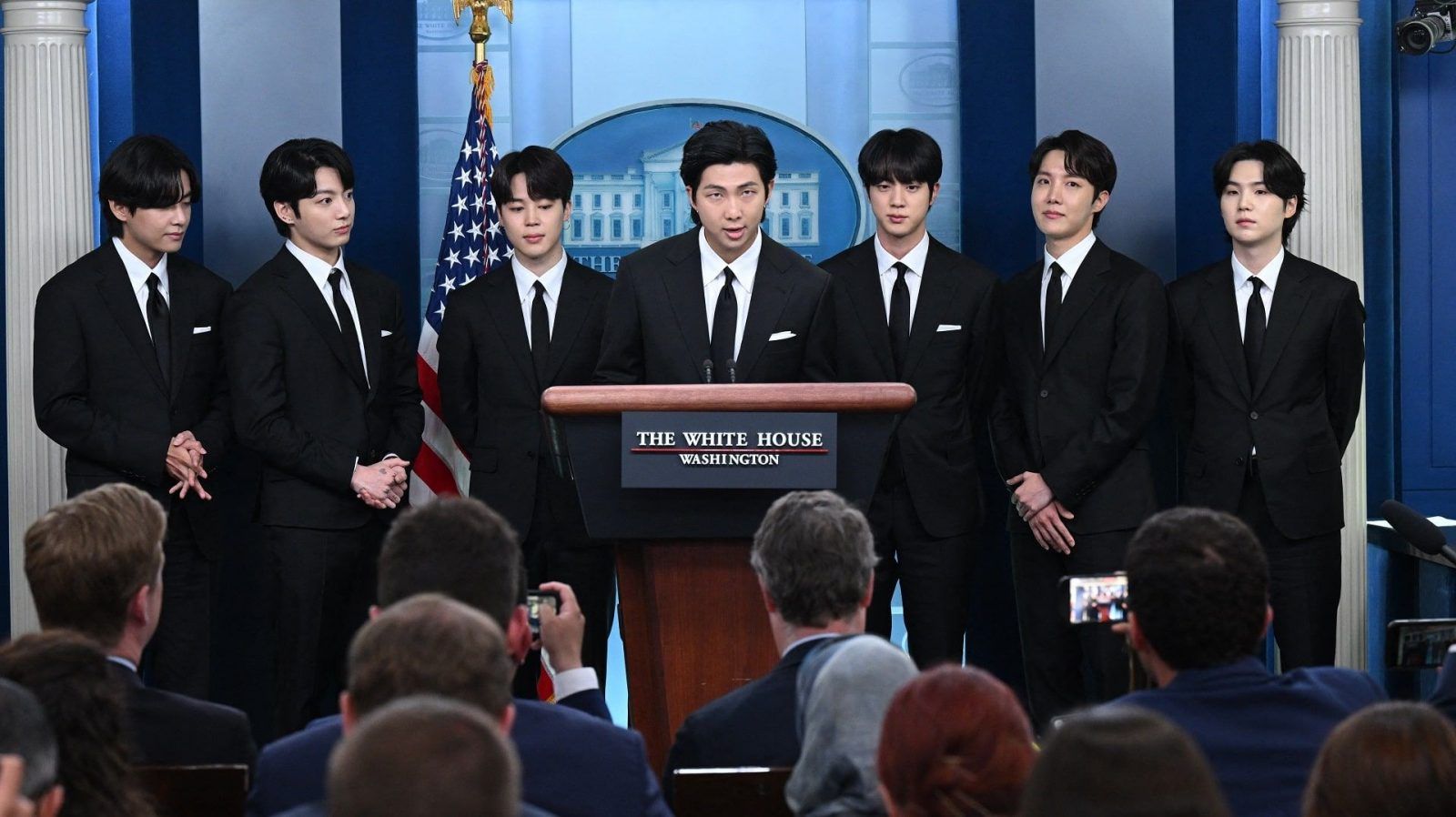 BTS Discusses Anti-Asian Hate Crimes at White House Press Briefing