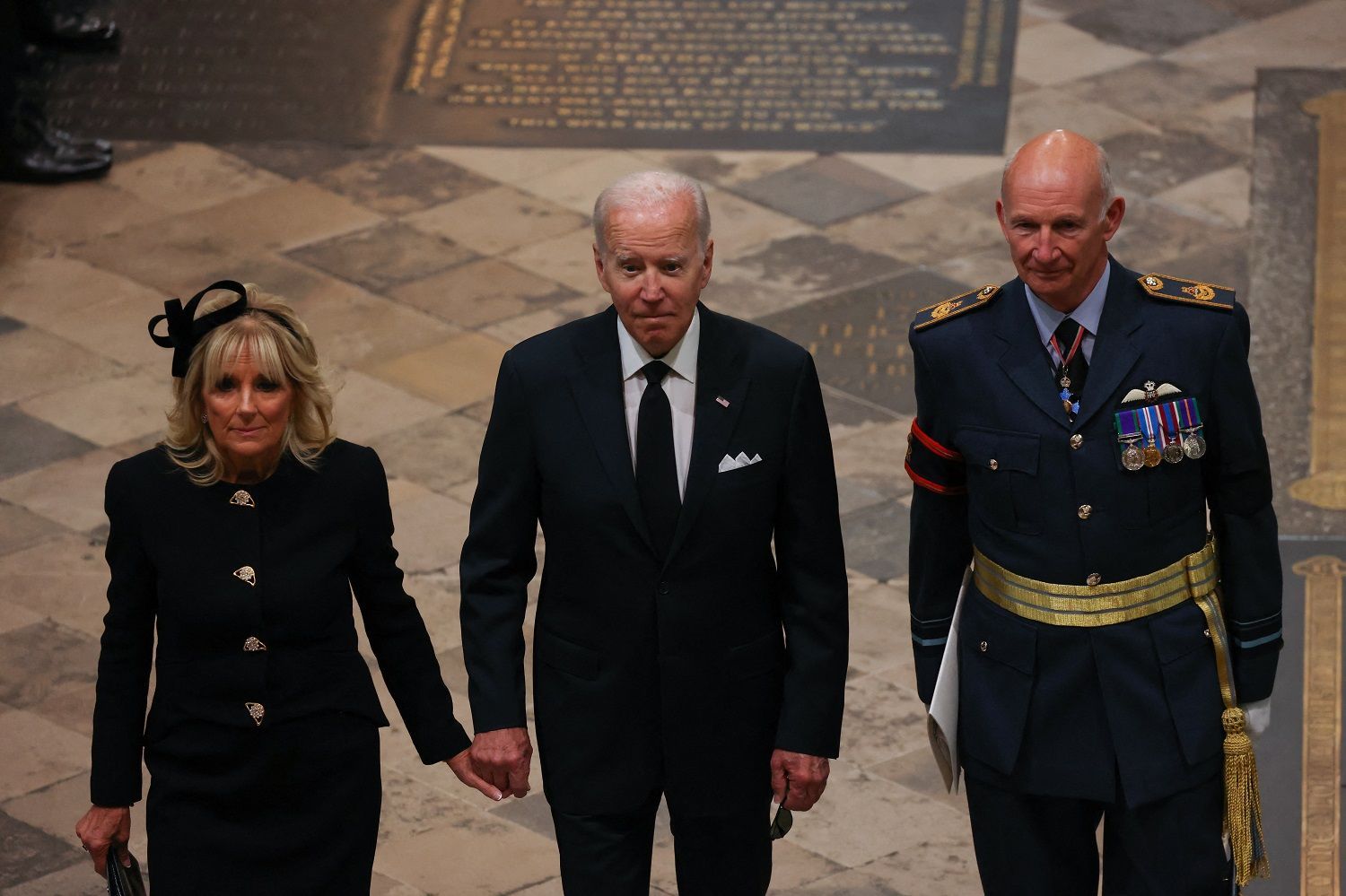 Biden Queen funeral