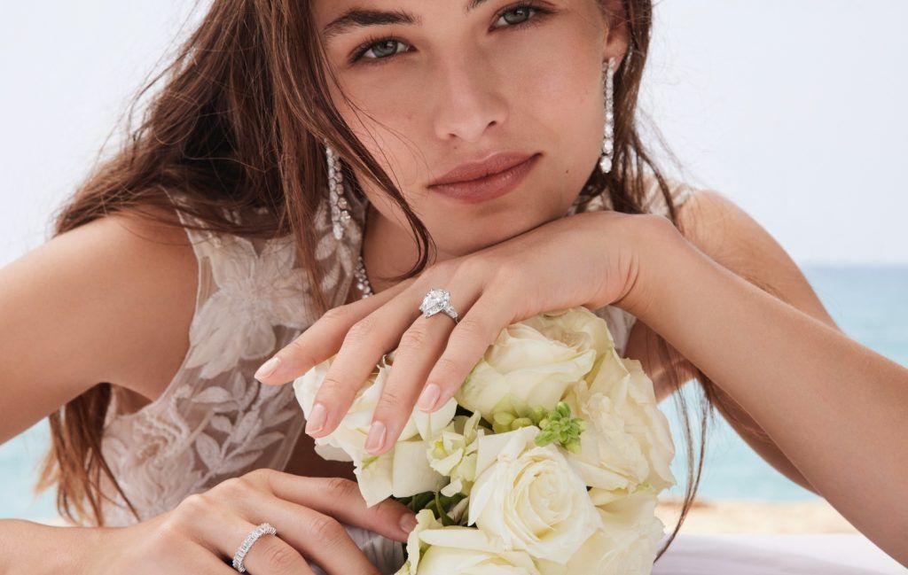 Grace Elizabeth wears the new Graff Promise engagement ring