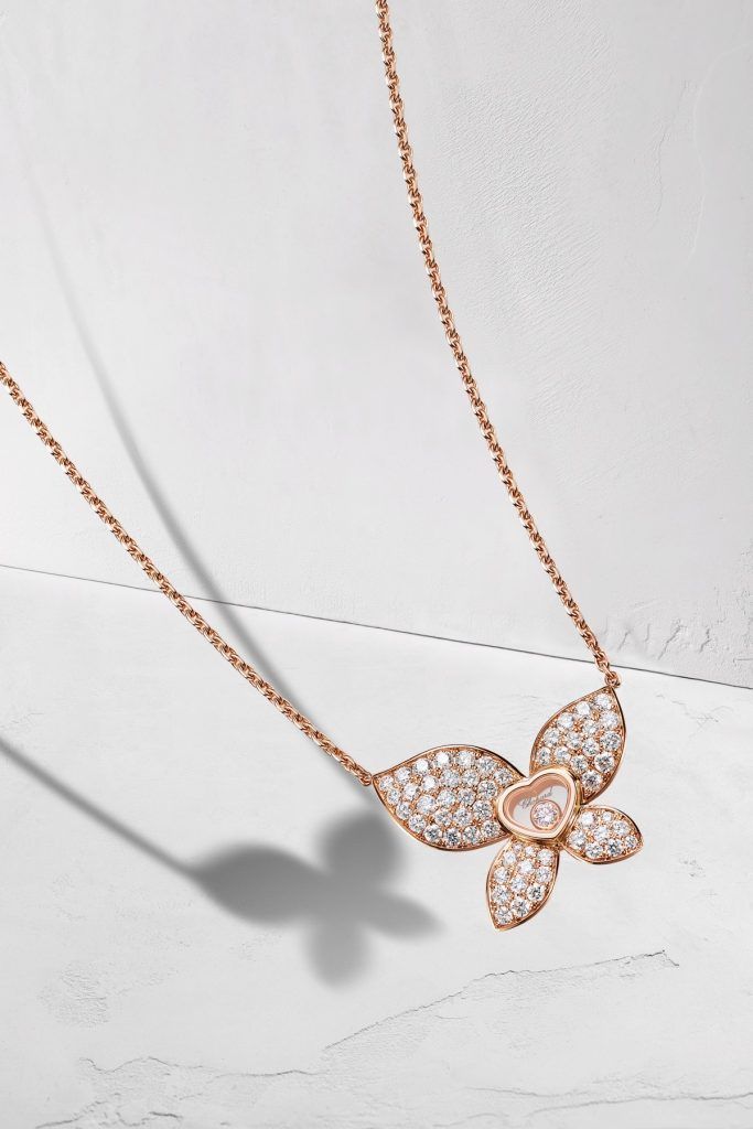 Chopard hot sale butterfly necklace