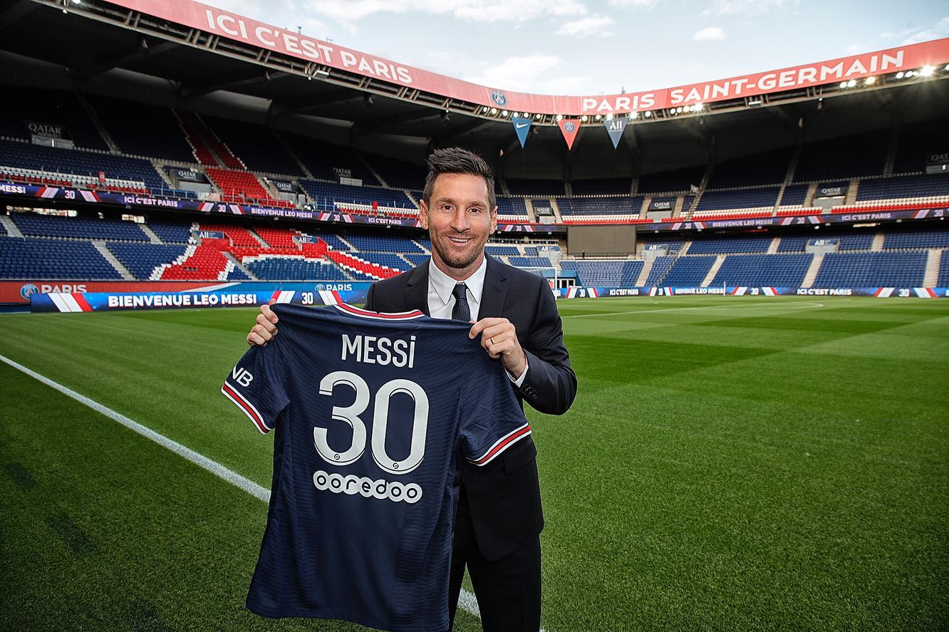 PSG Away Messi #30 Ligue 1 Jersey 2021-22