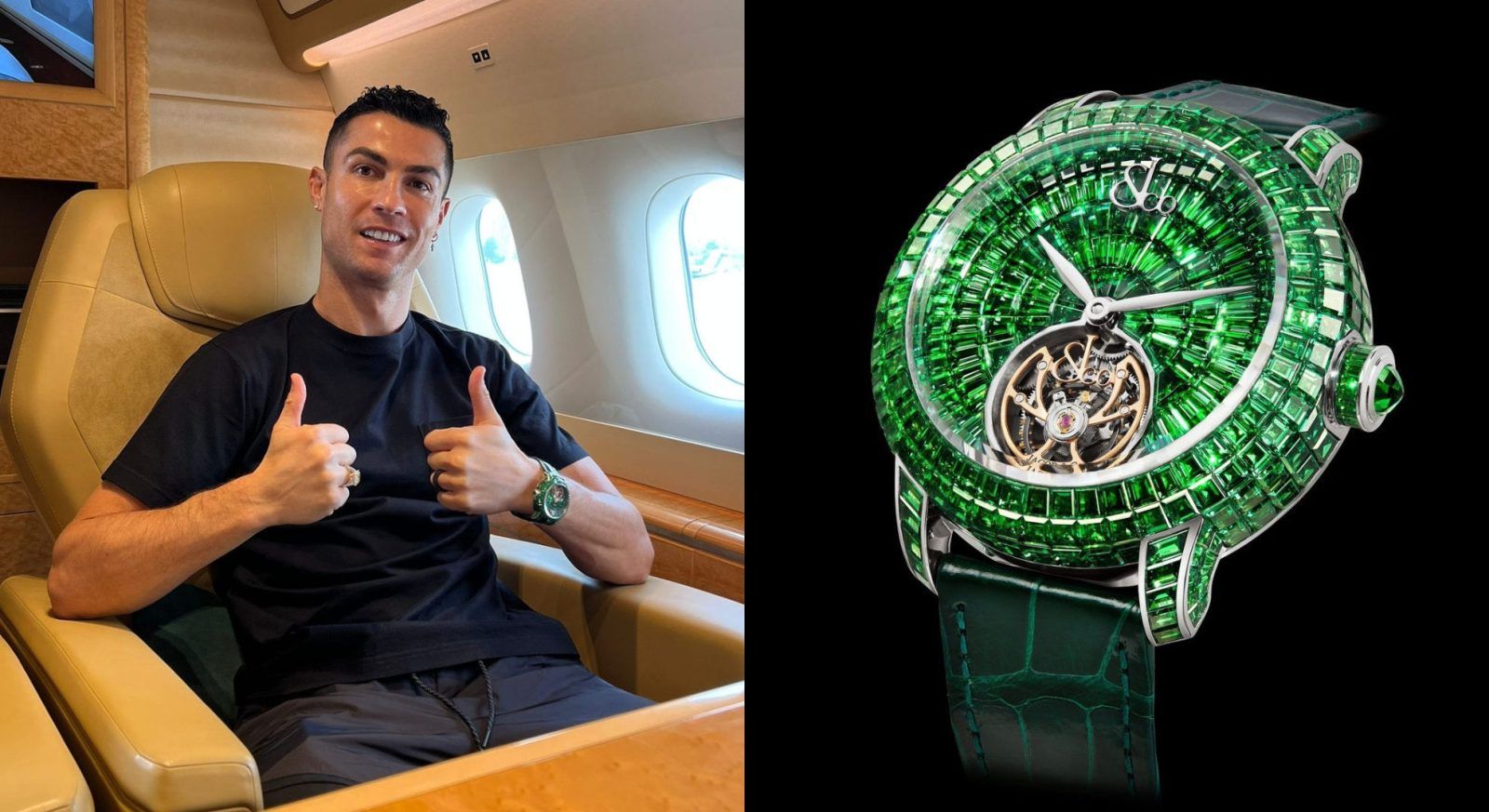 Why is It Expensive? Cristiano Ronaldo’s New Saudi Arabia Themed Watch has 389 Gemstones!
