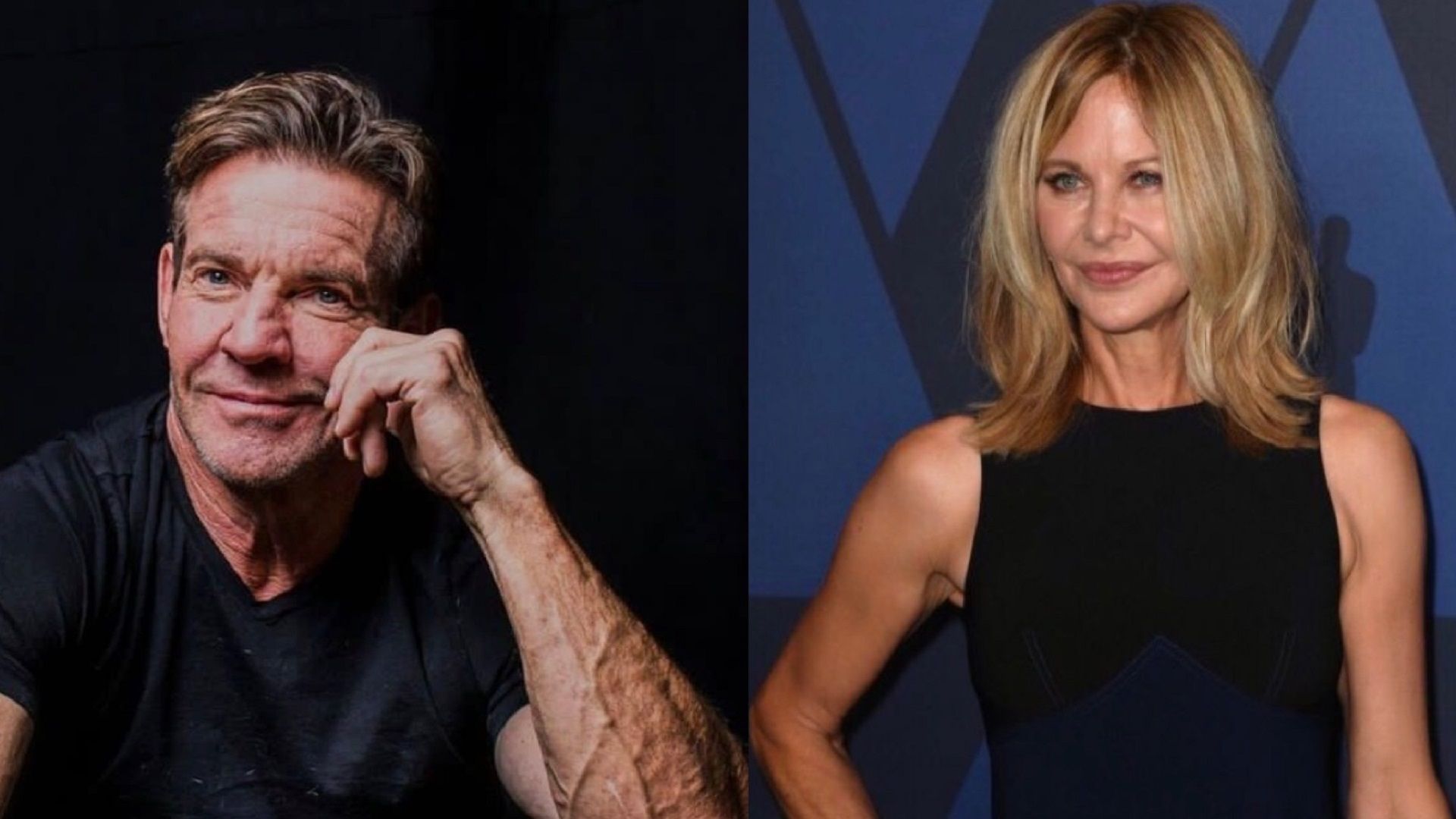 Couples who got engaged or married on Valentine's Day: Meg Ryan and Dennis Quaid