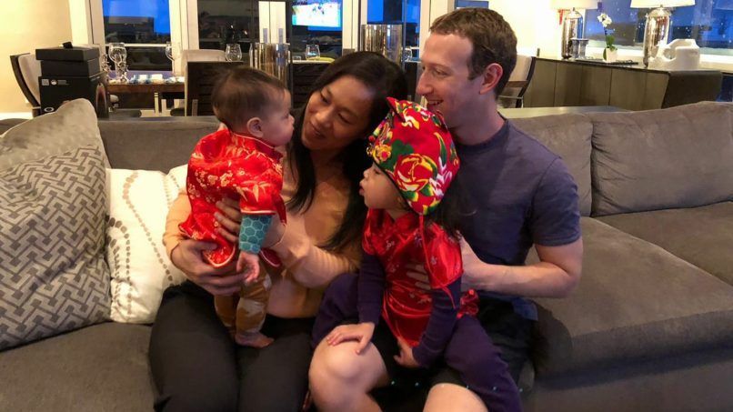 celebrity kids inheritance- Mark Zuckerberg