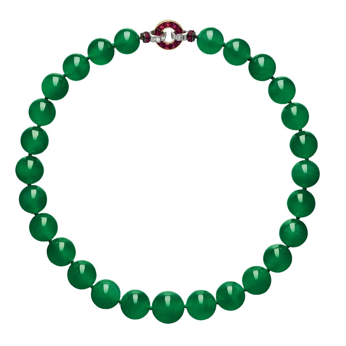 expensive jewellery pieces- Hutton-Mdivani Jade Necklace