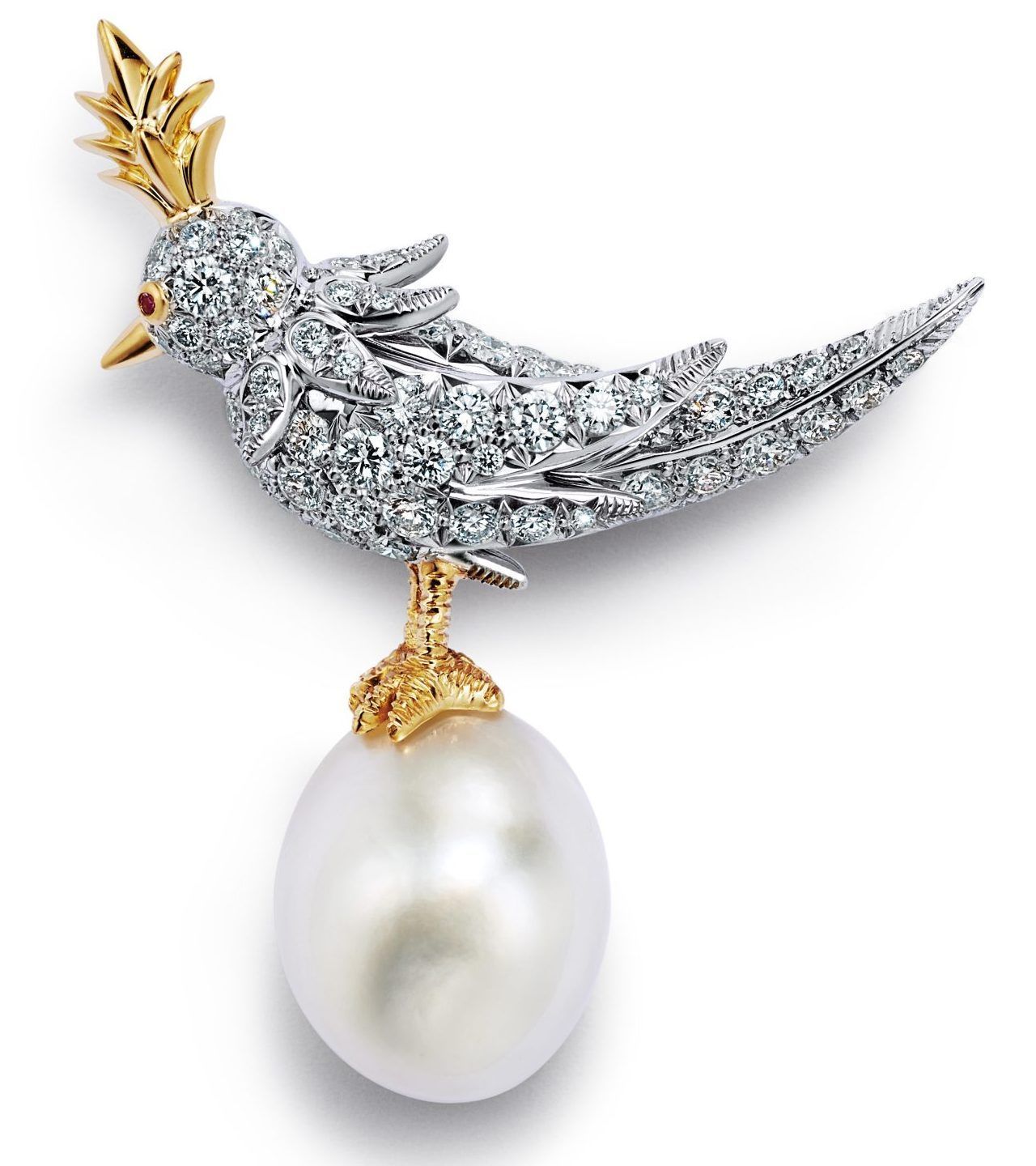 Tiffany & Co. Reimagines the Coveted Bird on a Pearl Creations