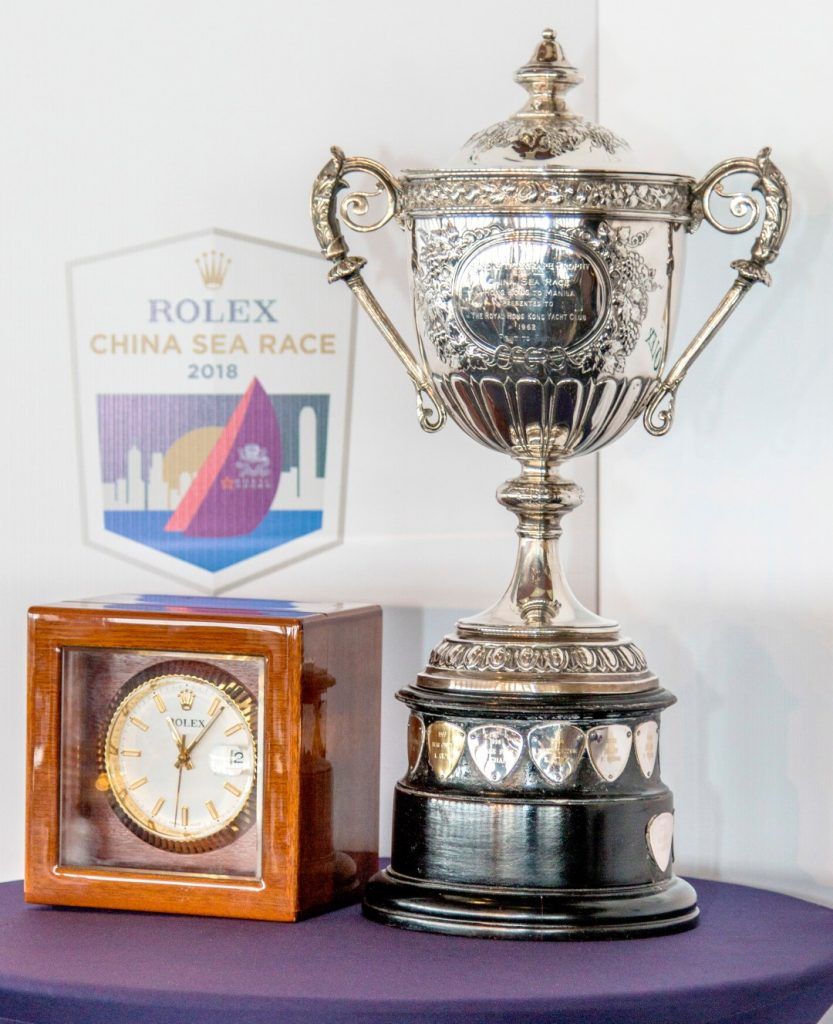 The coveted Rolex China Sea Race trophy