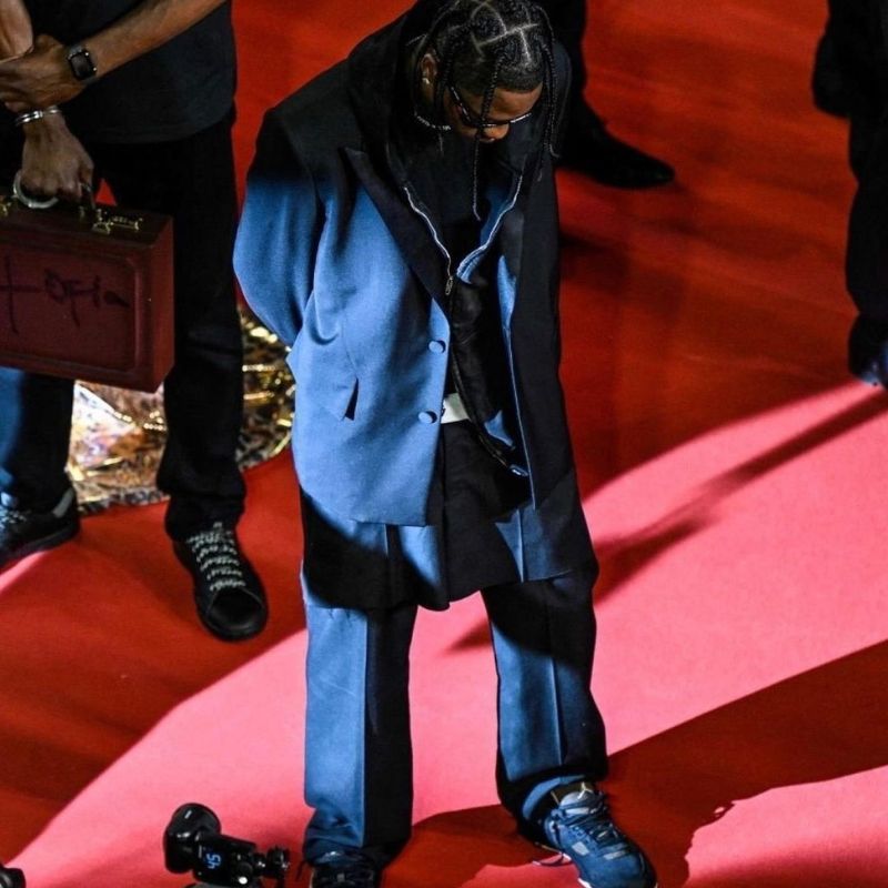 Travis Scott Debuts Potential Signature Jordan Sneakers at Cannes