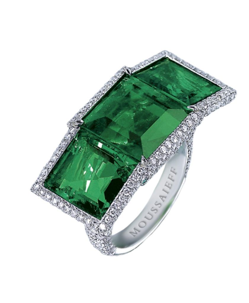 Moussaieff high jewellery emerald ring