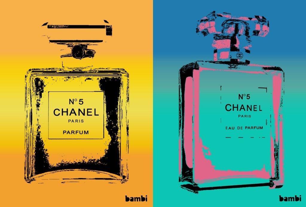 Two bottles from Bambi’s Chanel No.5 Quartet (2023)