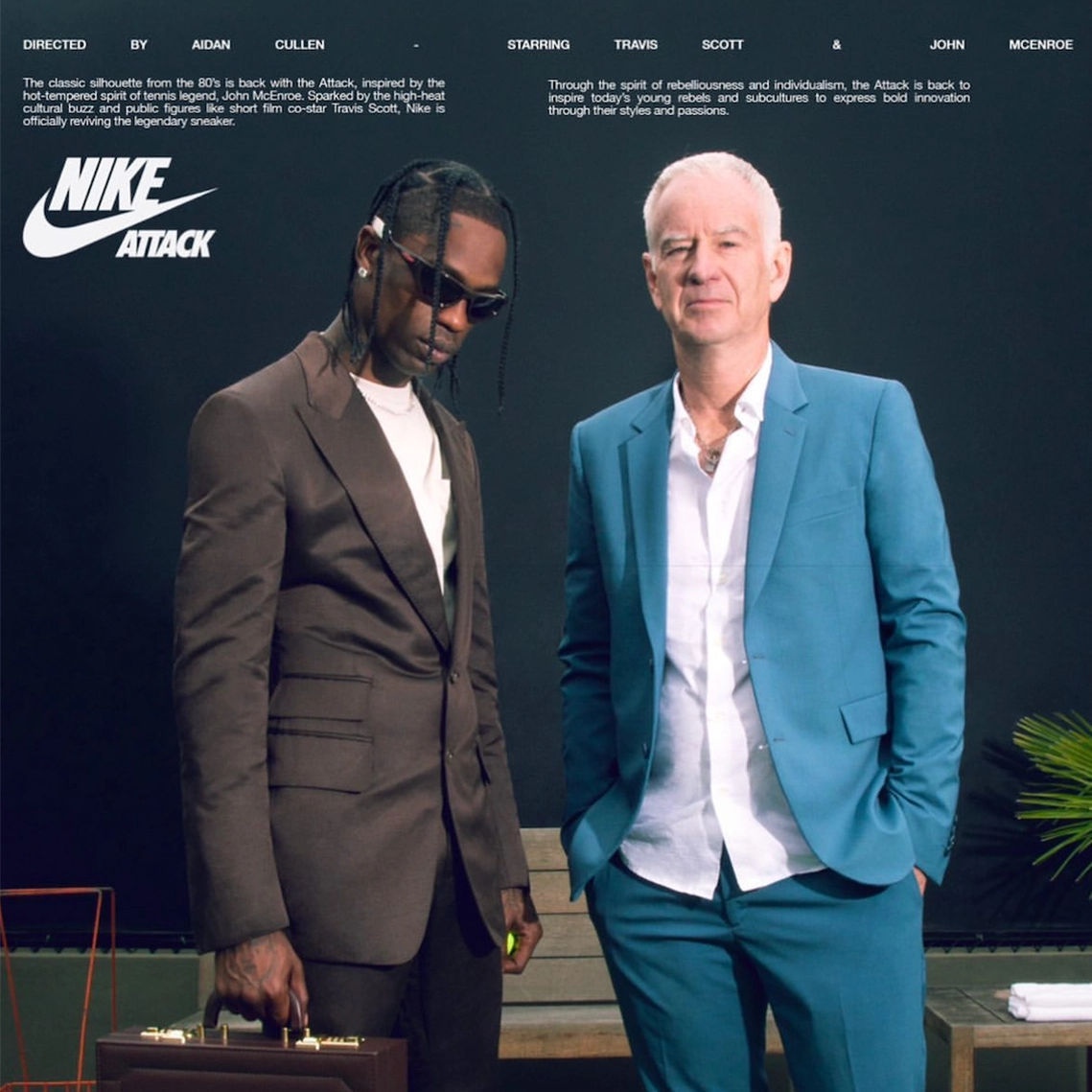 Travis Scott and tennis legend John McEnroe revive Nike's Mac Attacks