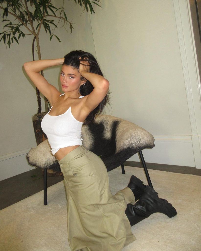 Kylie Jenner Wears a Shredded Mini Dress in Instagram Photo Dump