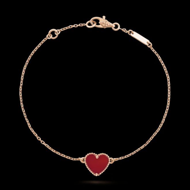 Van Cleef & Arpels Sweet Alhambra heart bracelet