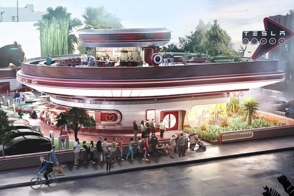 Did You Know Tesla Is Building a Diner and Drive-In Theatre in LA?