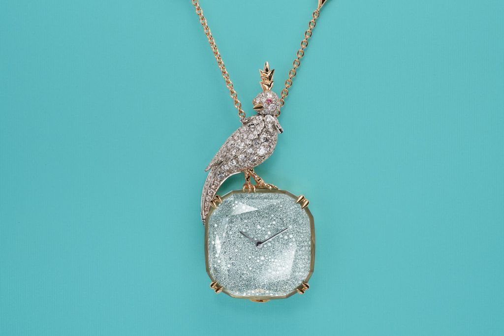 Tiffany & Co.’s Bird On A Rock Mechanical Pendant Watch 