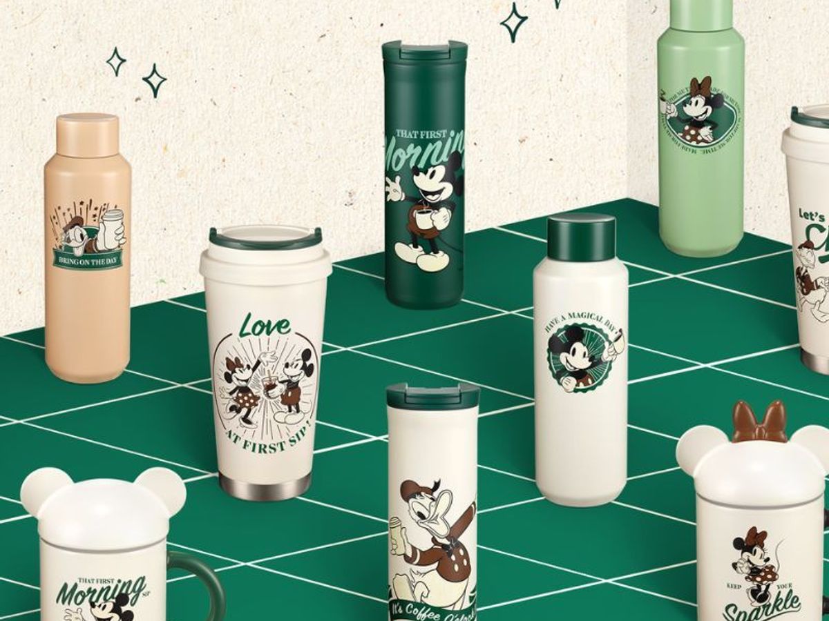 Relive the Disney magic with vintage-styled designs at Starbucks