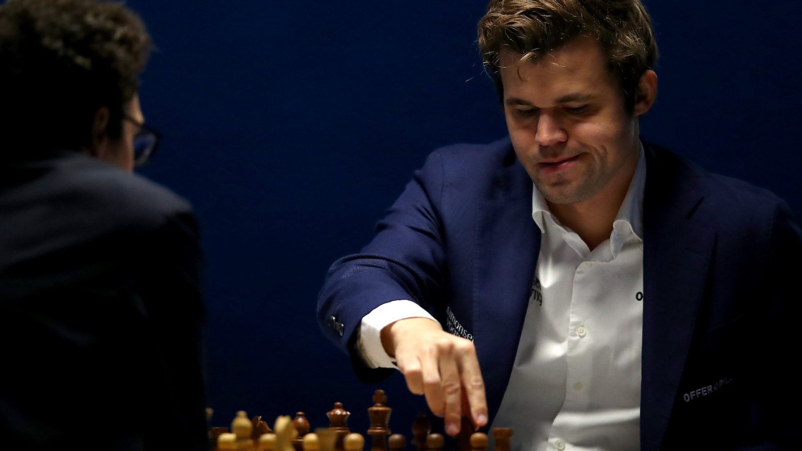 Magnus Carlsen snapped by chess photographer Maria Emelianova, who