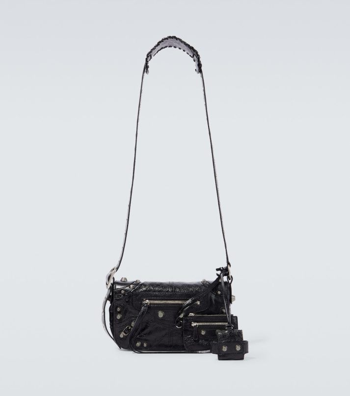 Best luxury crossbody bags for women 2023 Balenciaga Le Cagole XS leather Crossbody Bag