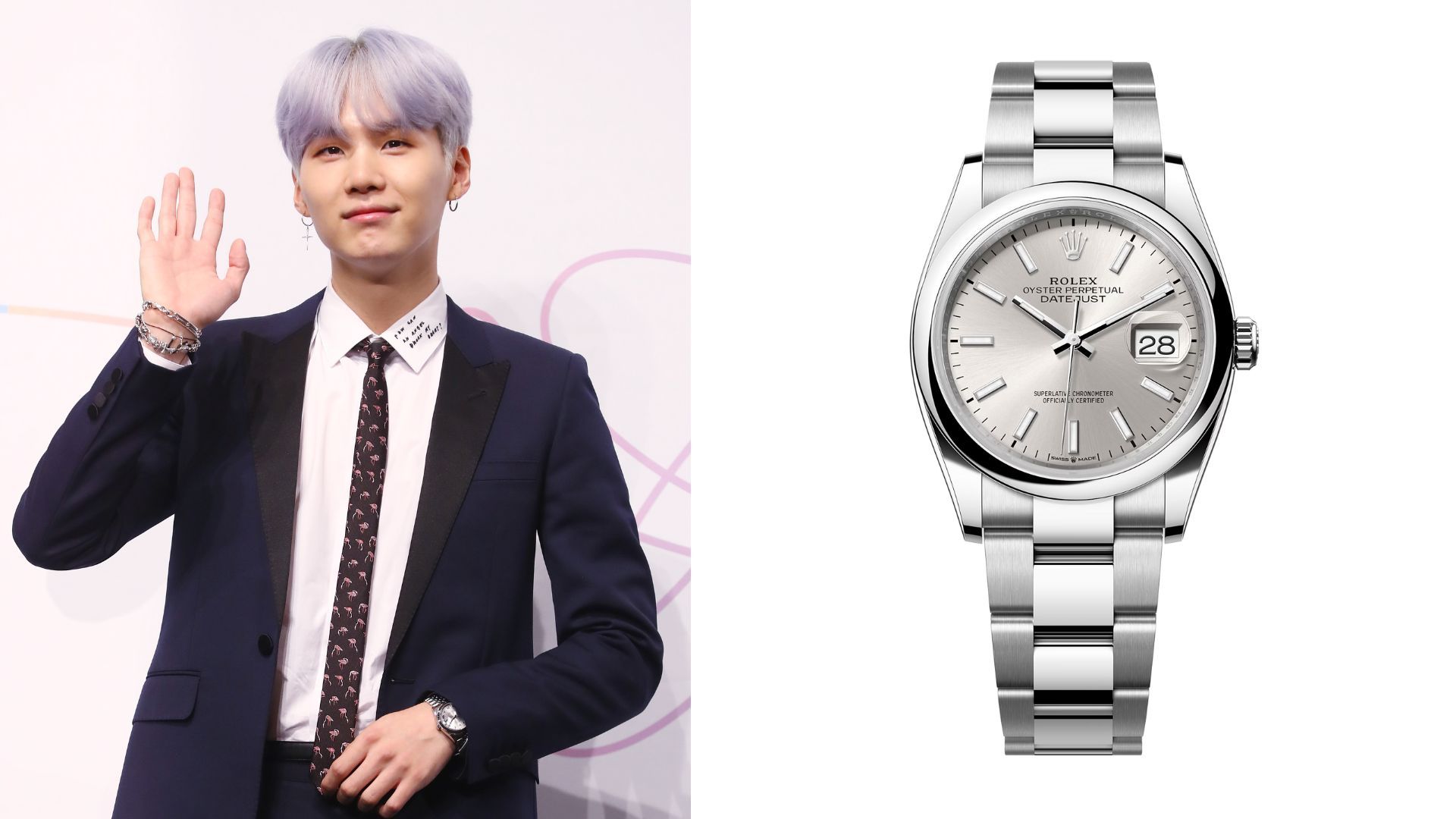 BTS Suga luxury watches rolex