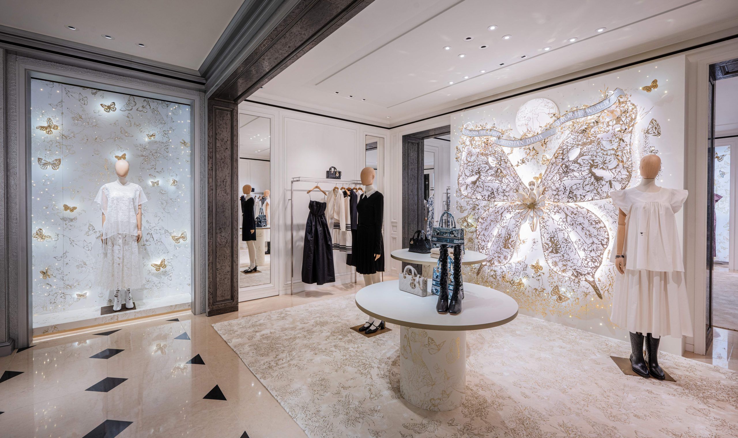 Dior Christmas decor