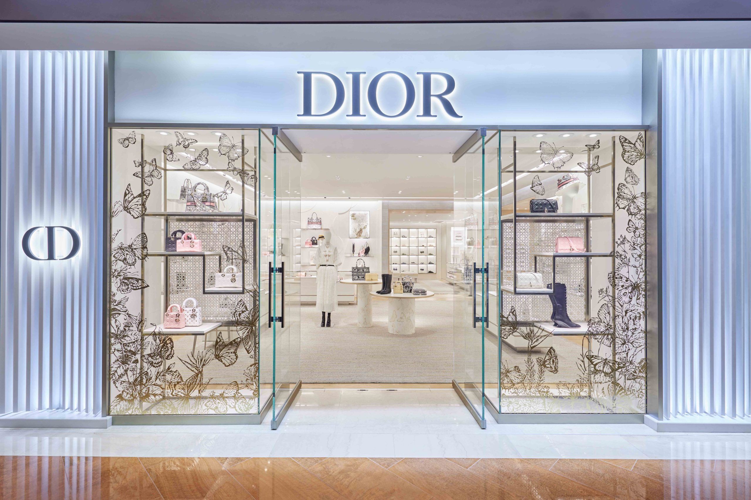 Dior Christmas decor