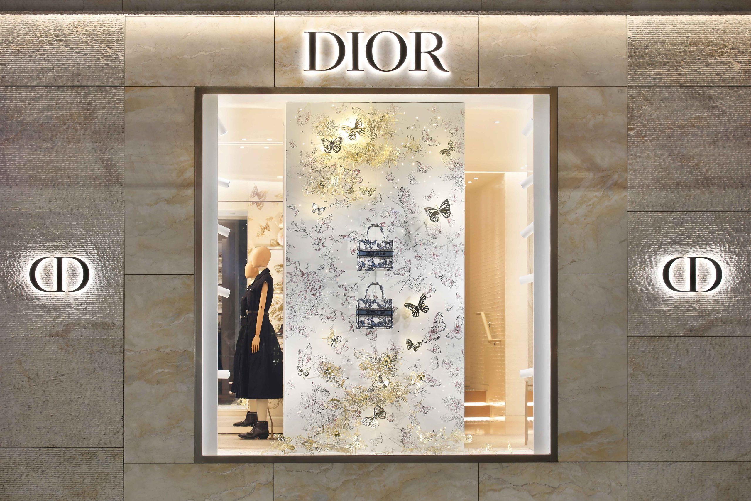 Dior Christmas decor