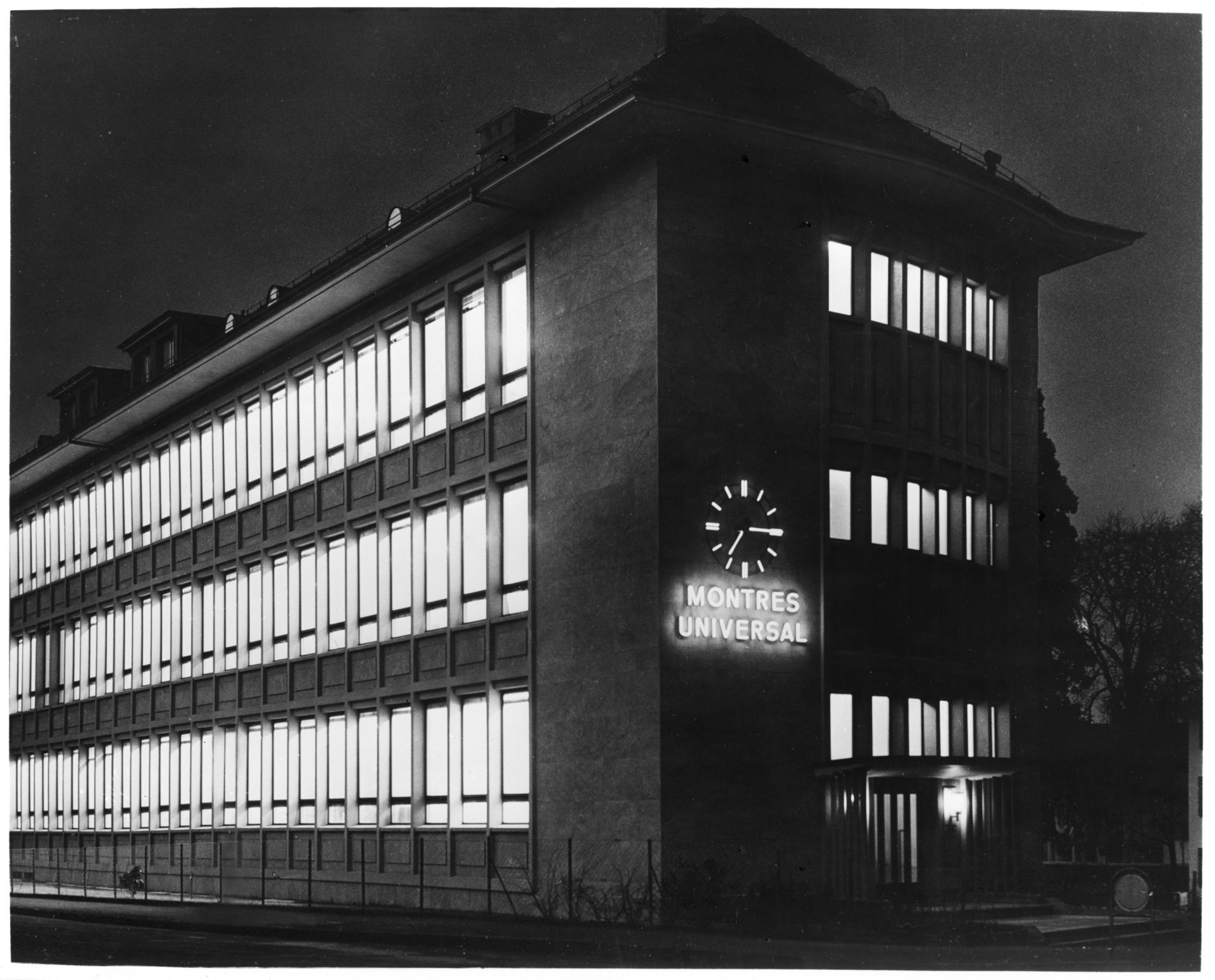 Universal Genève's new factory in 1956