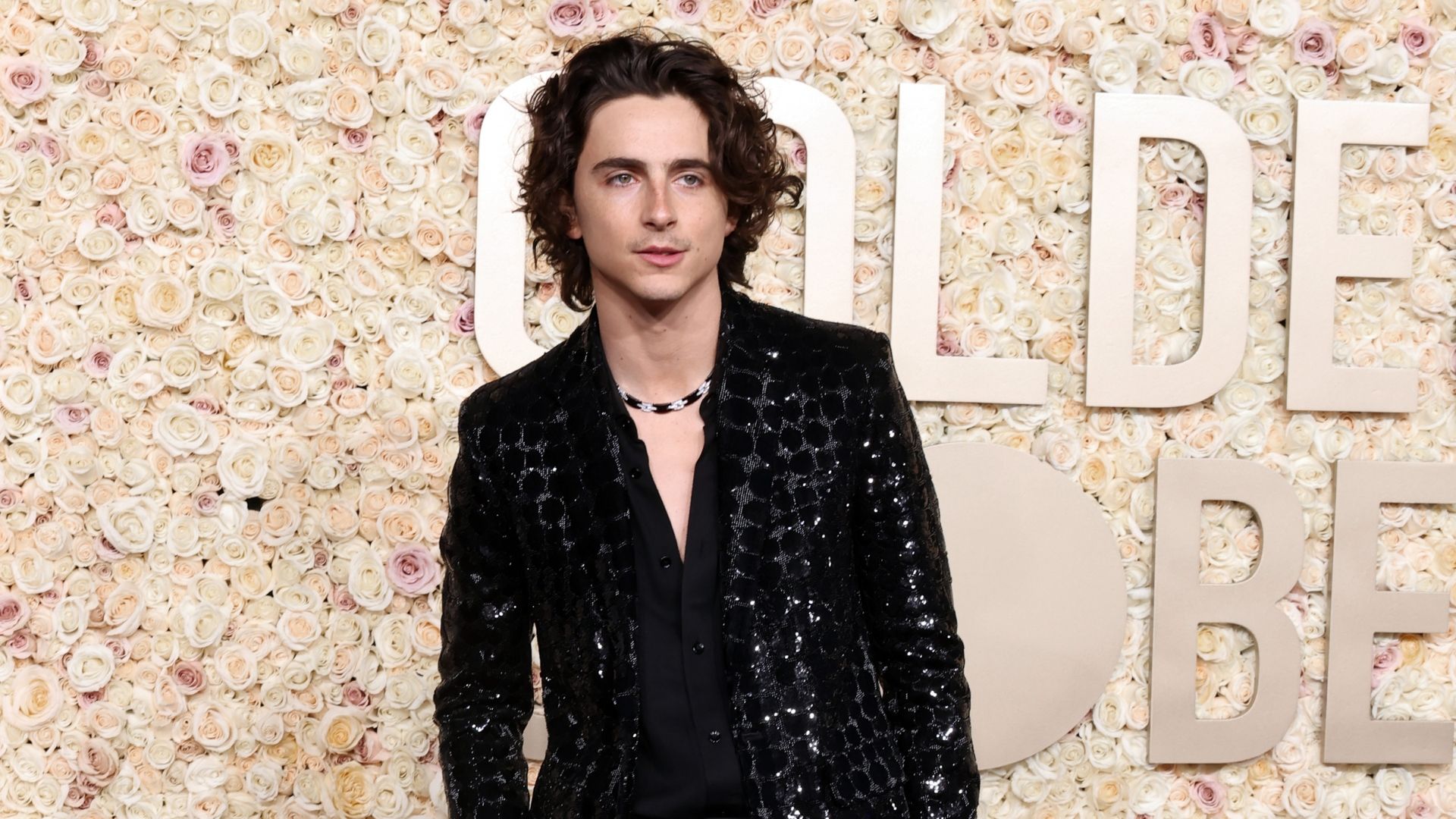 Timothée Chalamet Golden Globes 2024