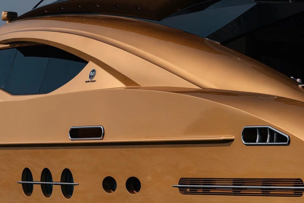 AK Royalty 24K gold superyacht