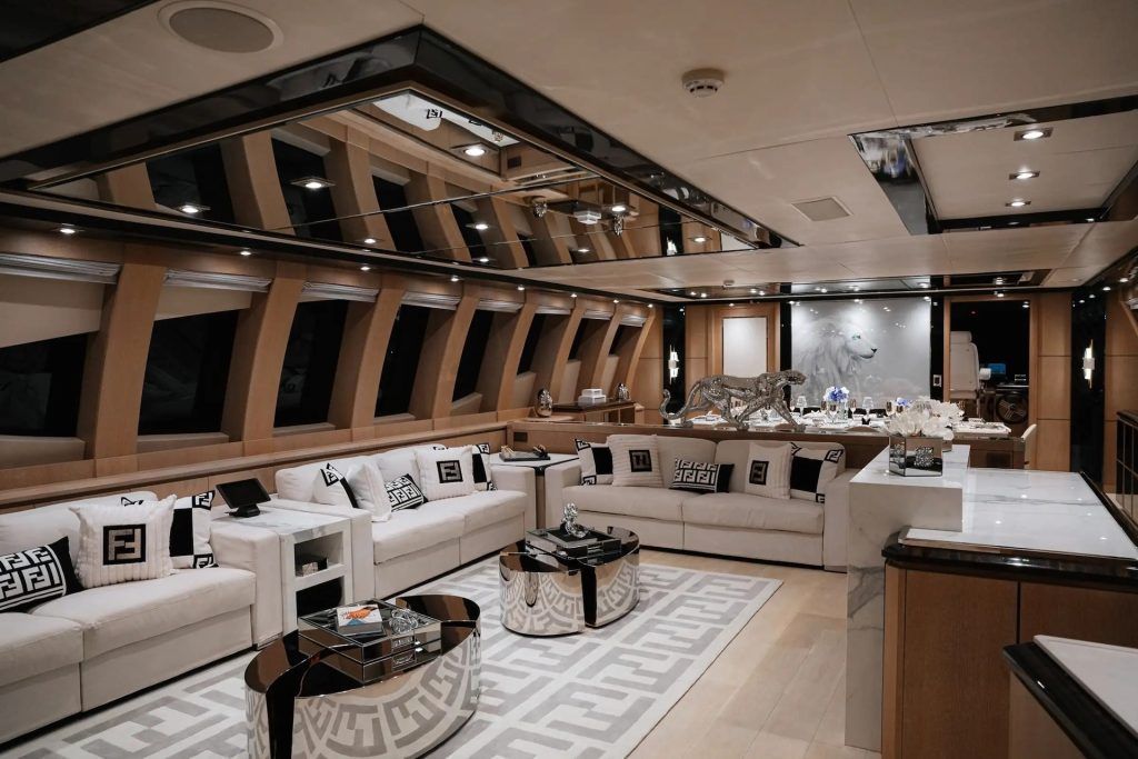 ak royalty 24k gold superyacht