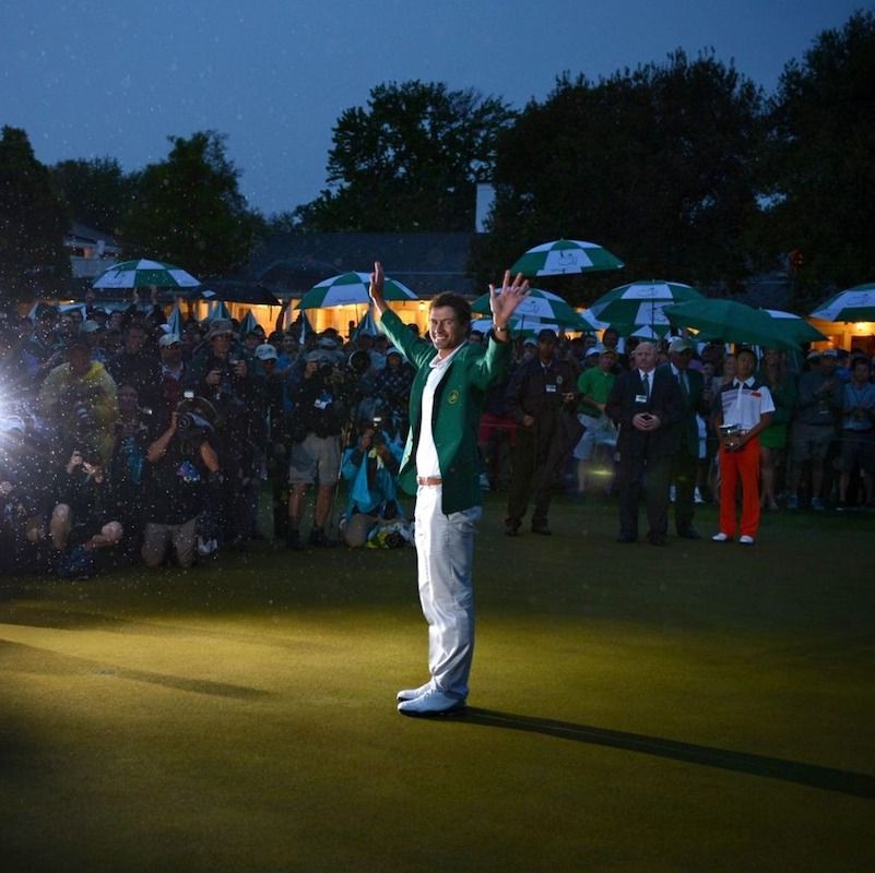 Golfer Adam Scott Gets in the Swing for the Masters 2024