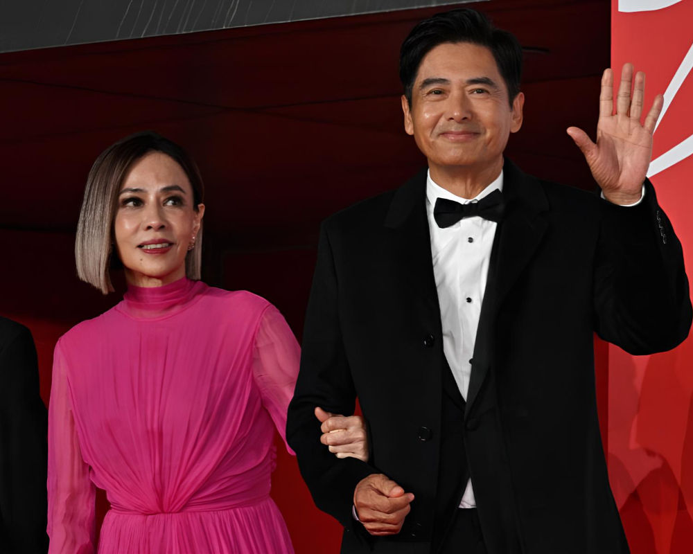 Chow Yun-fat and Jasmine Tan 