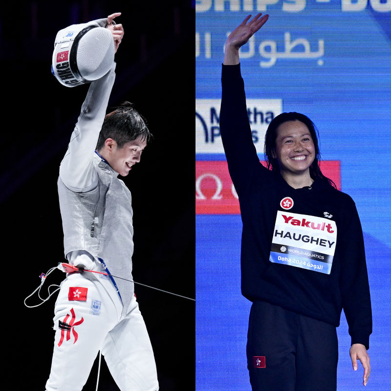 Cheung Ka-long and Siobhan Haughey to be Hong Kong Flagbearers in 2024 Paris Olympics Ceremony