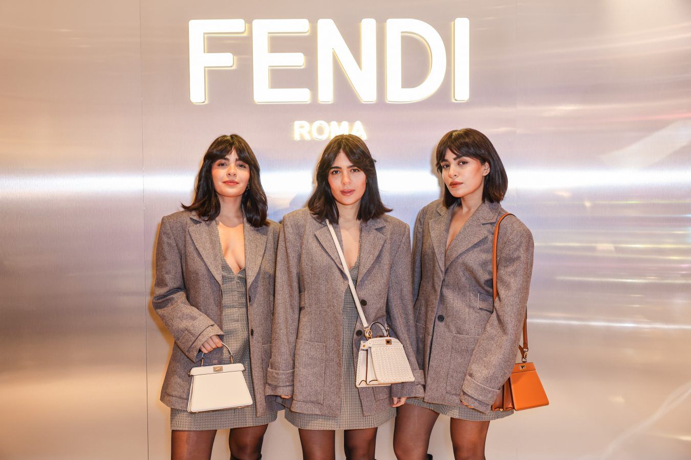 FENDI シルク へアバンド2点セット 6万取引突破☆UPS速達便利用！【FENDI☆フェンディ】ヘアバンド