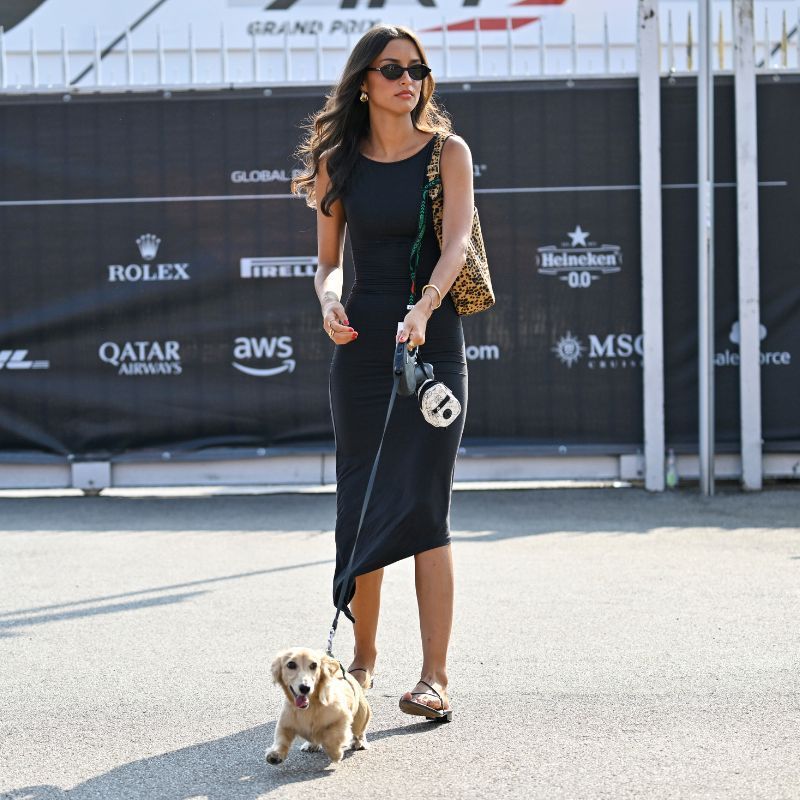 alexandra saint mleux green dress Tie Strap Fit & Flare High Slit Slip Midi Dress main image 0