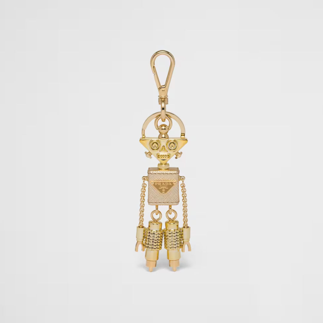 Prada’s Robot Saffiano Leather Bag Charm