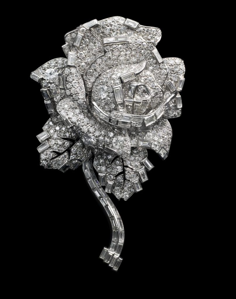 Cartier's rose clip brooch