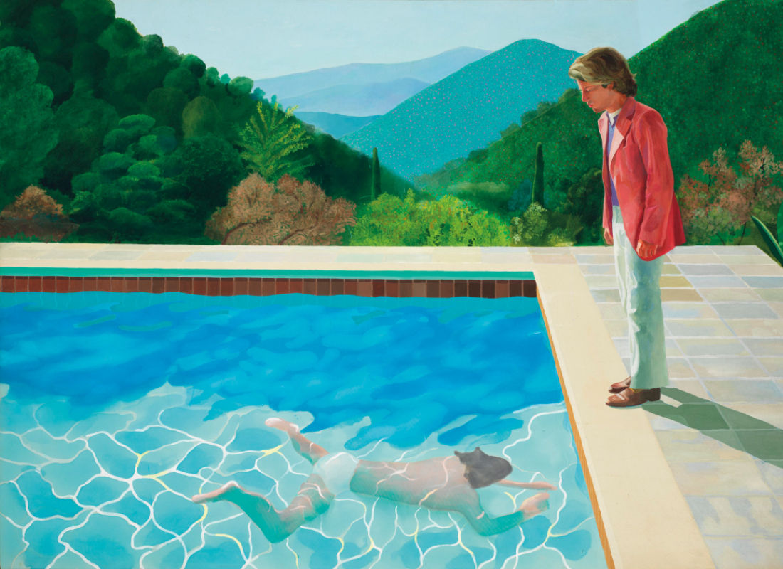 Pool With Two Figures