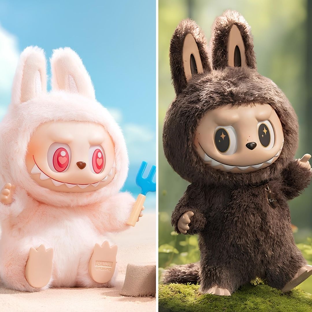Zimomo 　赤色の九尾狐 LABUBU　ふわふわ 在庫1点のみ 海外限定・即日発送・最高品質！！】17cm ZIMOMO LABUBU いちご