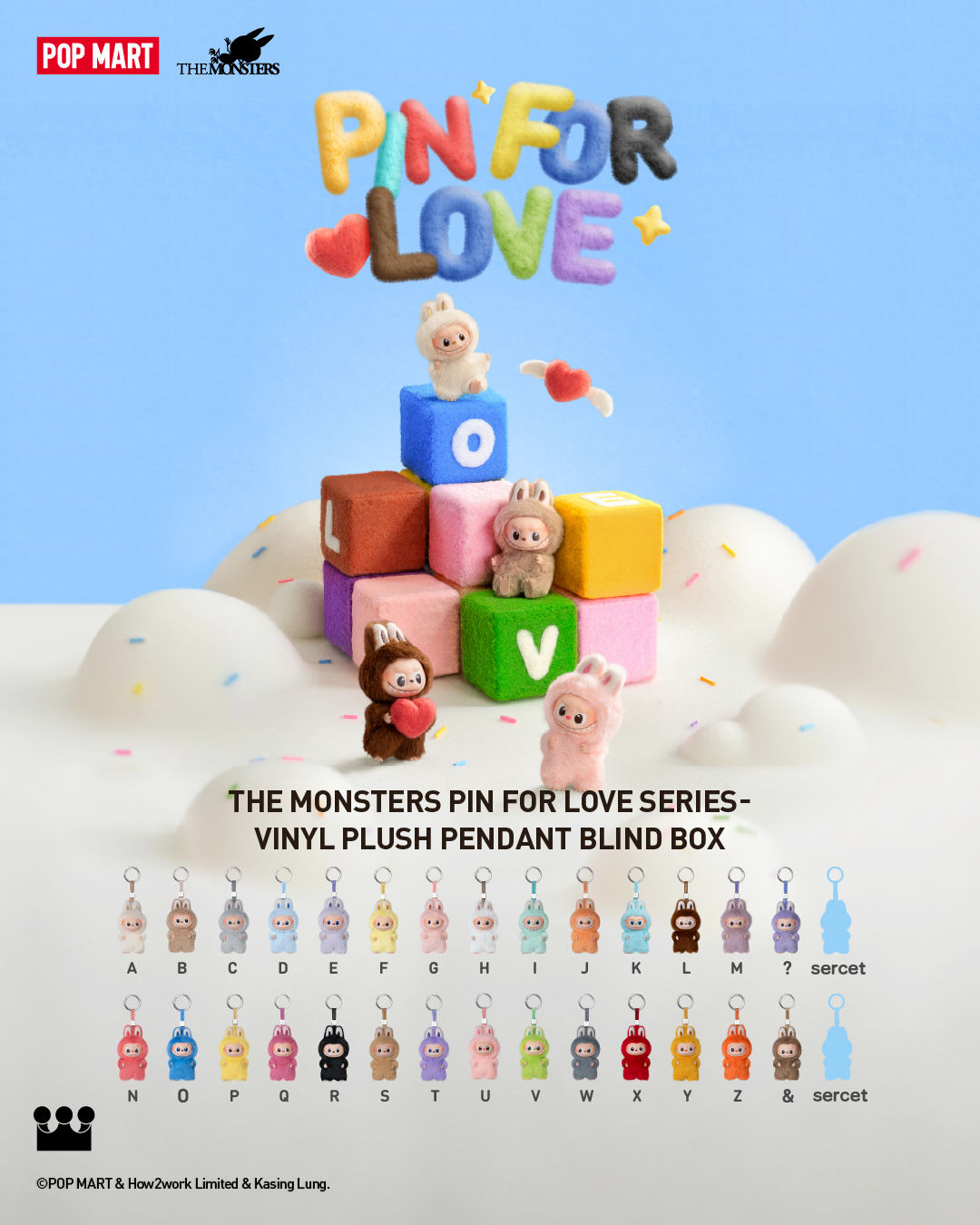 Pop Mart The Monsters: Pin for Love Mini Labubu Details