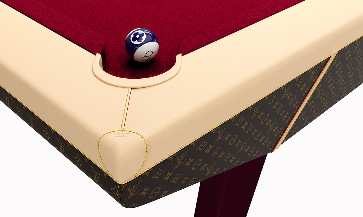 Louis Vuitton Expands its Art of Gaming Line With The Brand’s First Billiards Table